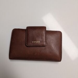 Fossil Brown Leather Wallet